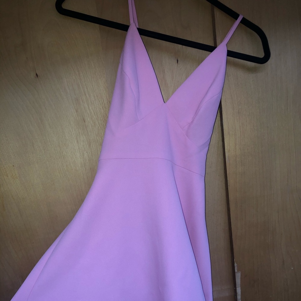 Pink mini dress
